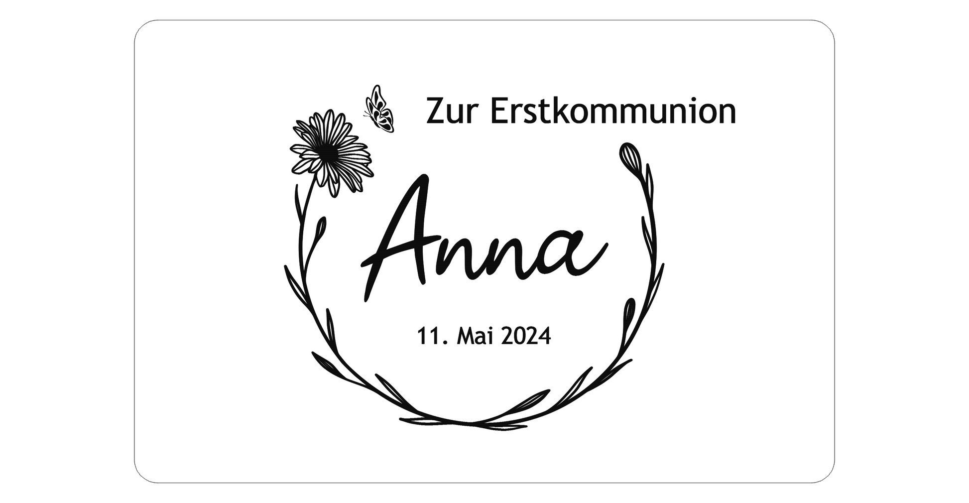 Personalisierte Erinnerungsbox zur Erstkommunion - 2 Größen verfügbar - Die Bildschneiderei