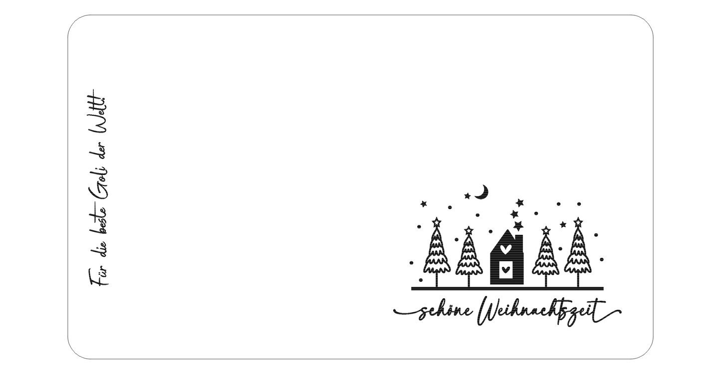Jausenbrett Weihnachten personalisiert