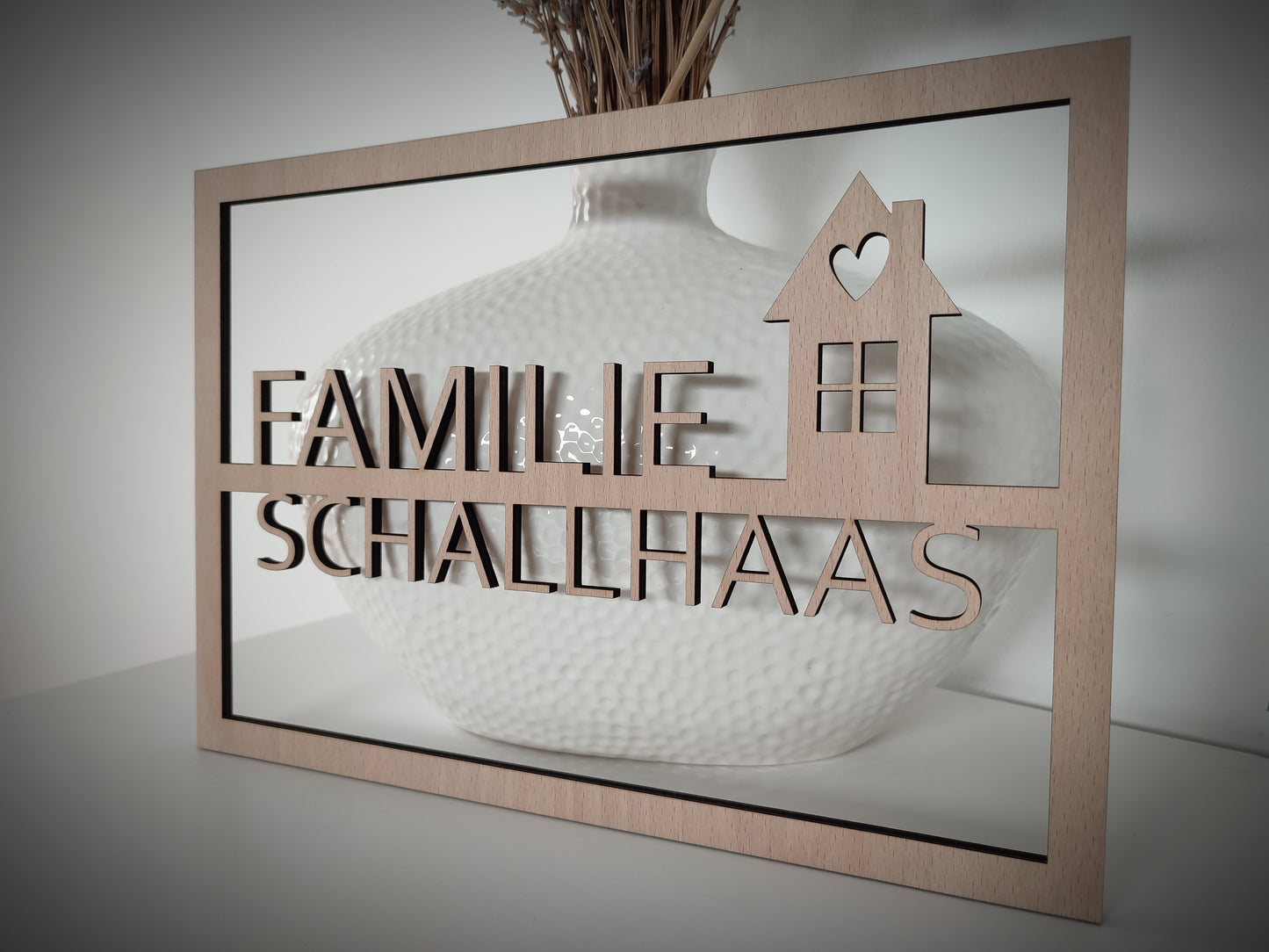 Personalisiertes Türschild eckig
