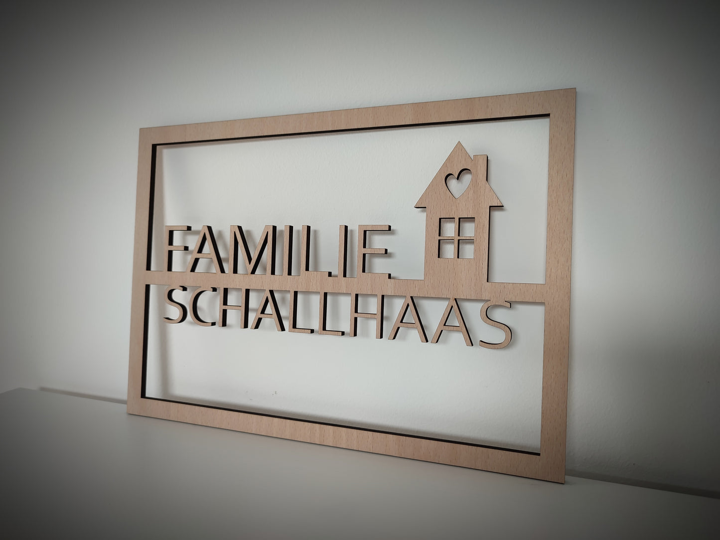 Personalisiertes Türschild eckig