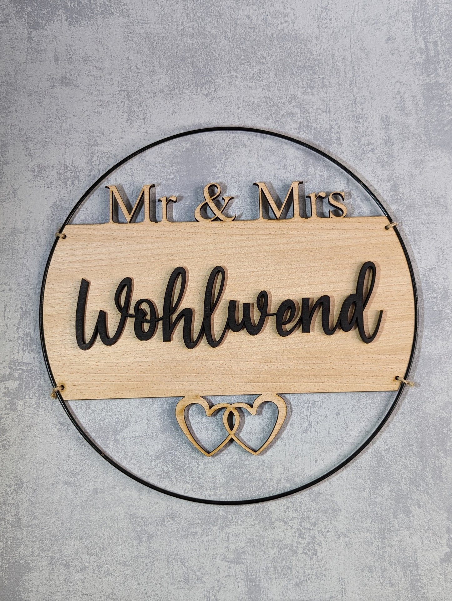 Mr & Mrs Türschild 30/40cm