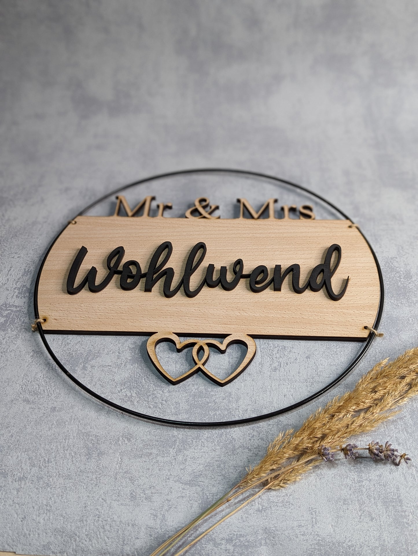 Mr & Mrs Türschild 30/40cm