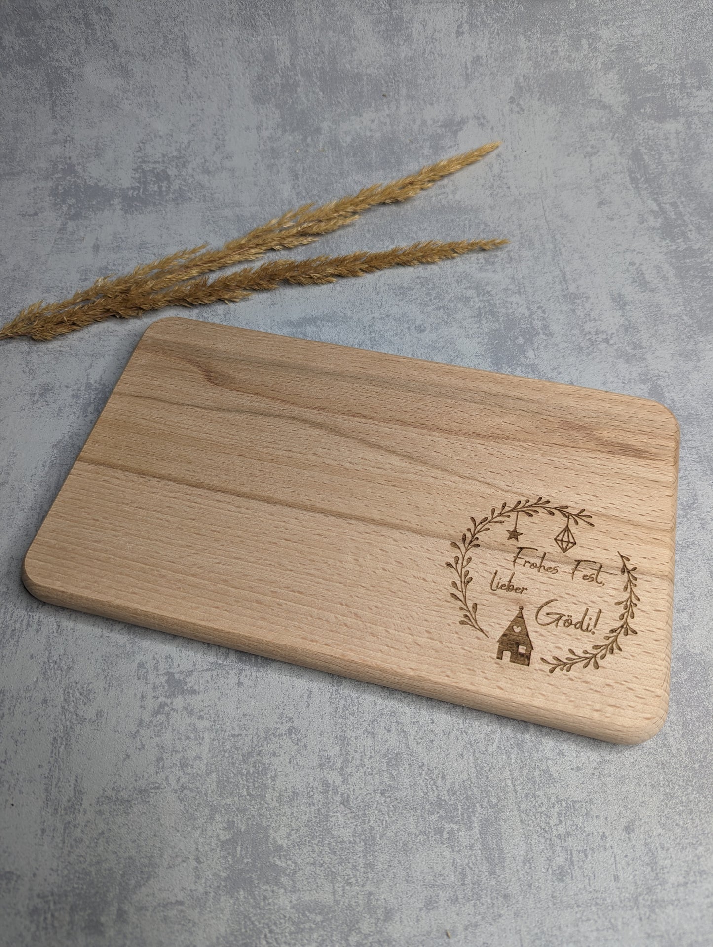 Jausenbrett Weihnachten personalisiert
