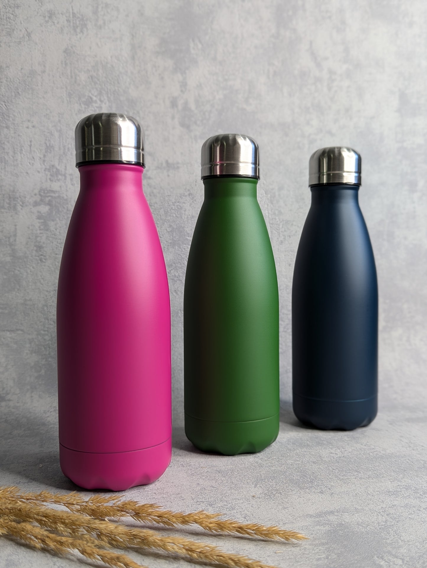 Personalisierte Edelstahl Trinkflasche 430ml für Kinder - Die Bildschneiderei