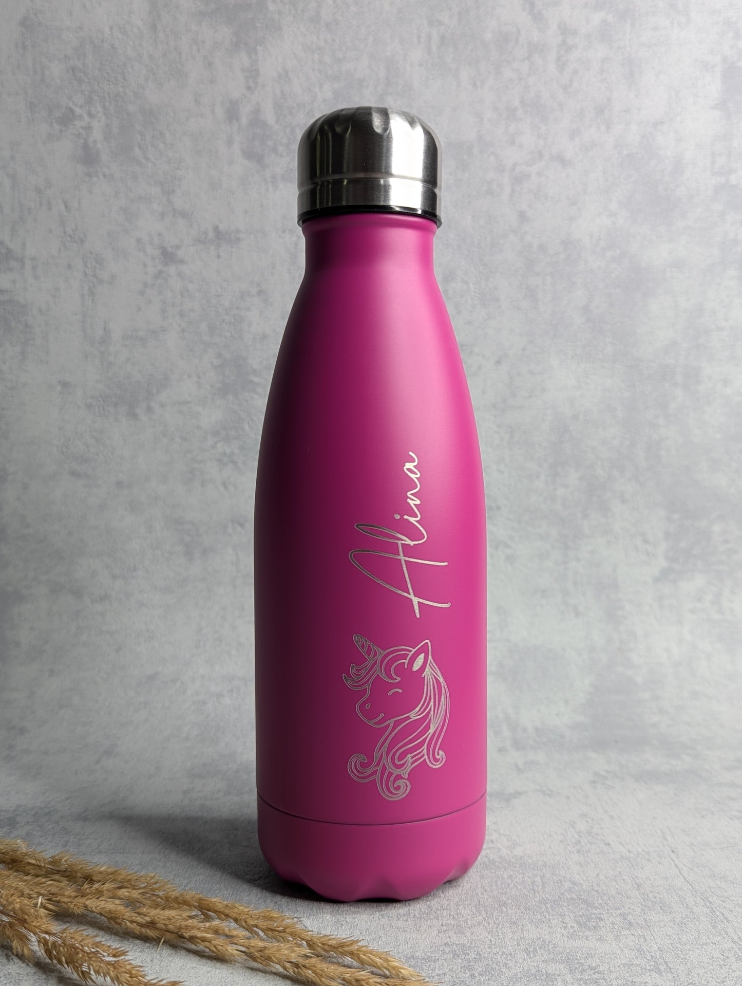 Personalisierte Lunchbox & Trinkflasche – Edelstahl mit Namensgravur - Die Bildschneiderei