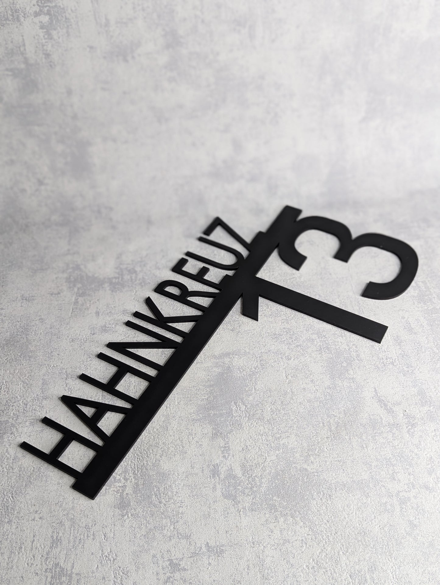 Hausnummer mit Straßennamen