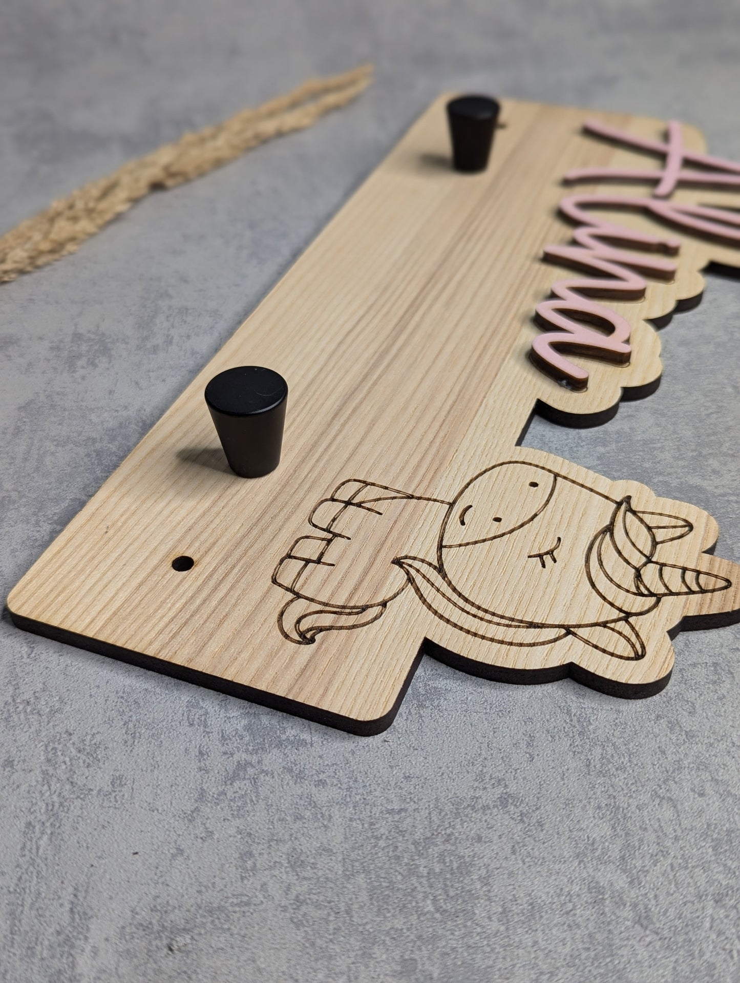 Kindergarderobe mit Namen personalisiert verschiedene Motive - Die Bildschneiderei