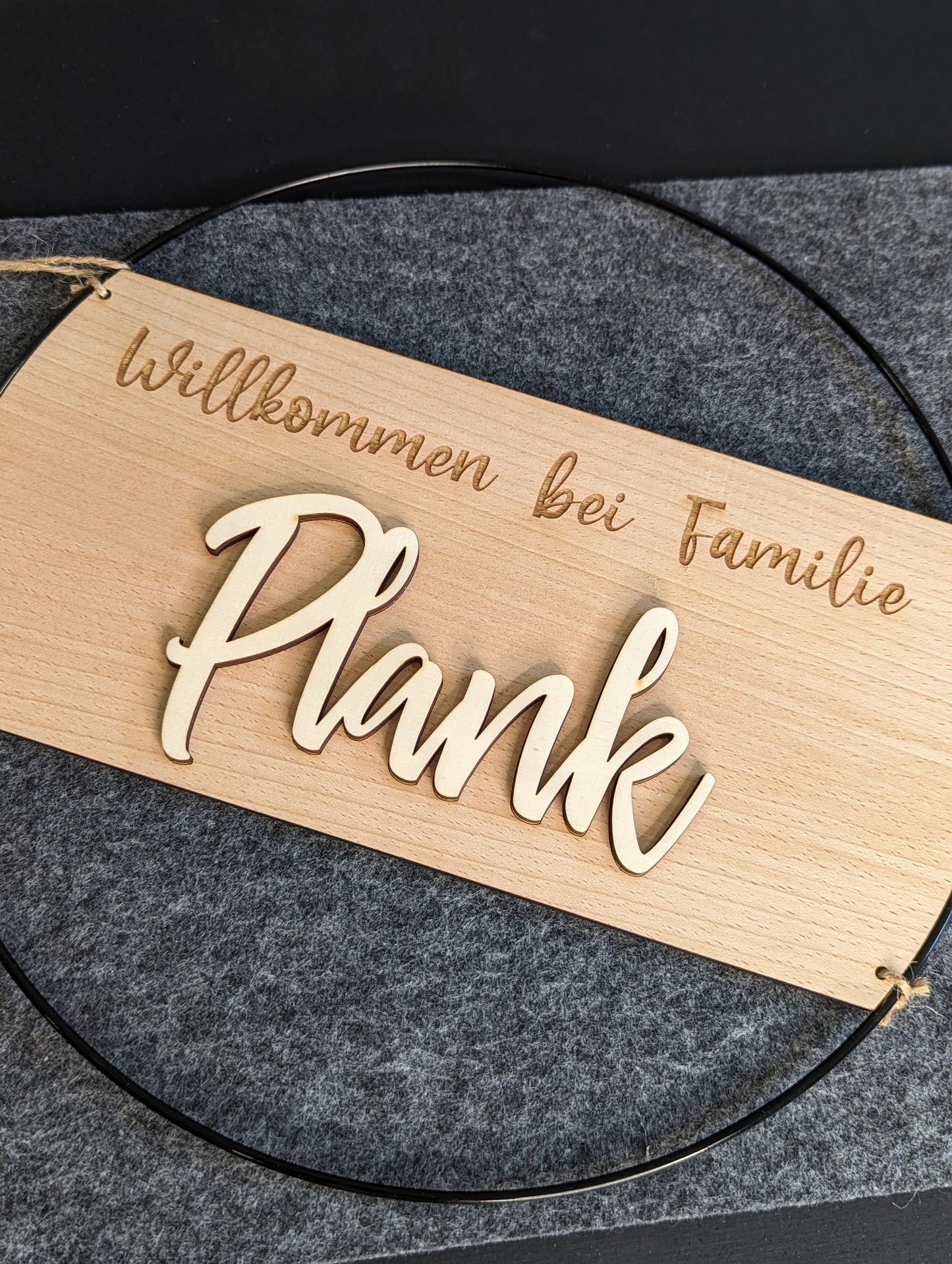 Personalisiertes Türschild 30/40cm
