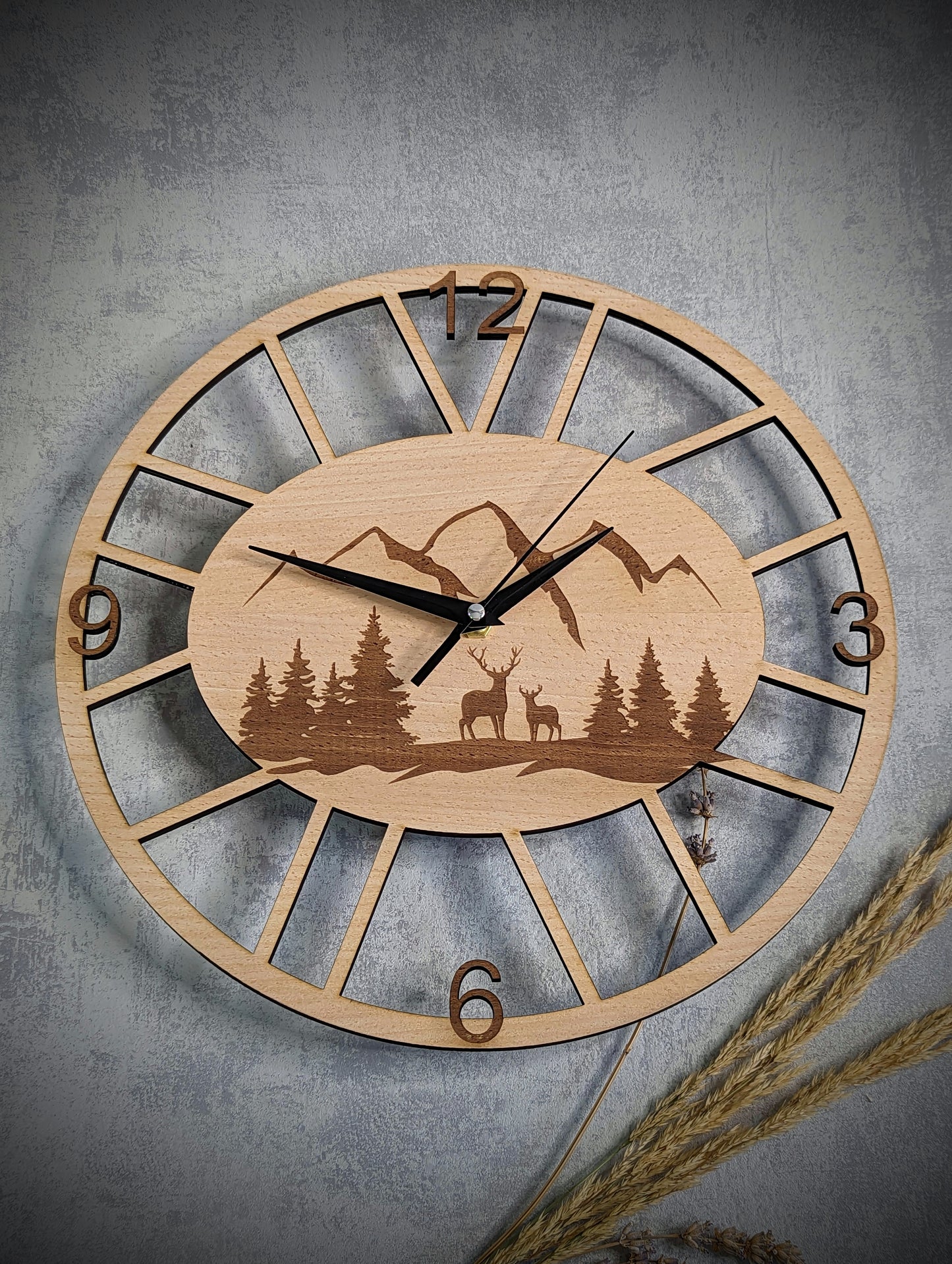Wanduhr Jäger