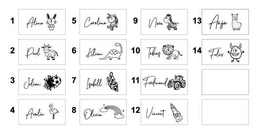 Personalisierte Edelstahl Trinkflasche 430ml für Kinder - Die Bildschneiderei