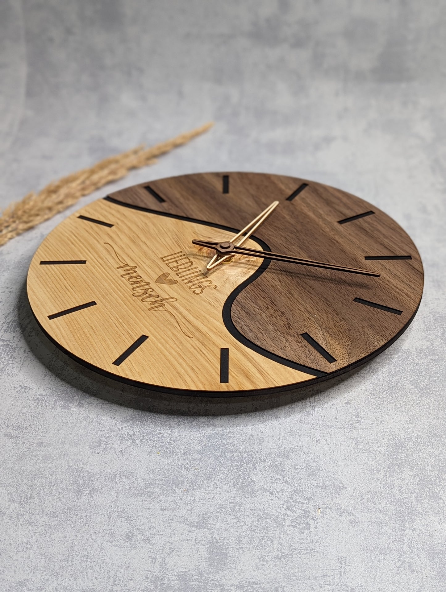 Wanduhr 30cm (Lieblingsmensch)