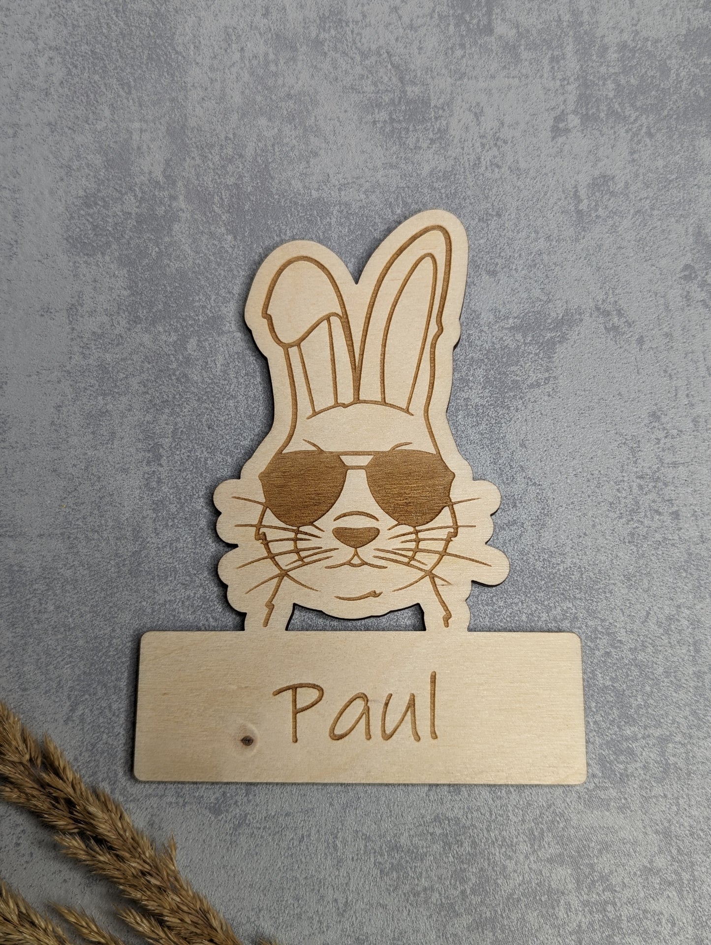 Namensschild für das Osternest