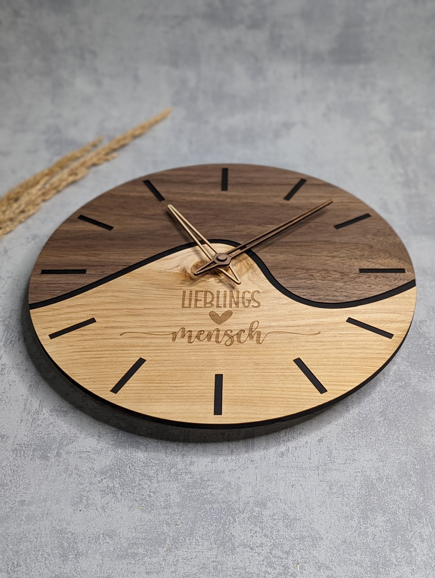 Wanduhr 30cm (Lieblingsmensch)