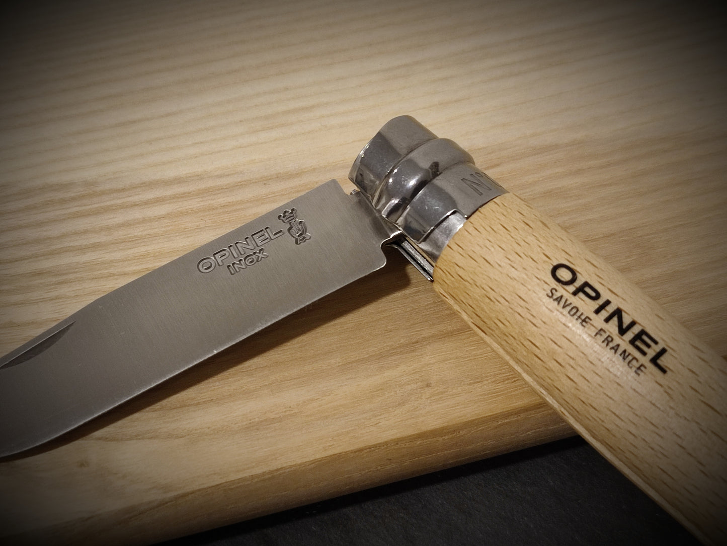 Personalisierbares Klappmesser mit Gravur – Holzgriff