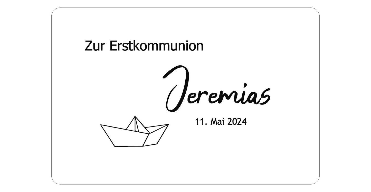 Erinnerungskiste Erstkommunion