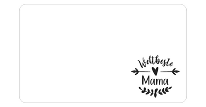 Personalisiertes Jausenbrett Mama & Papa - Die Bildschneiderei