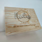 Memory box with a saying of your choice