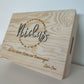 Memory box with a saying of your choice