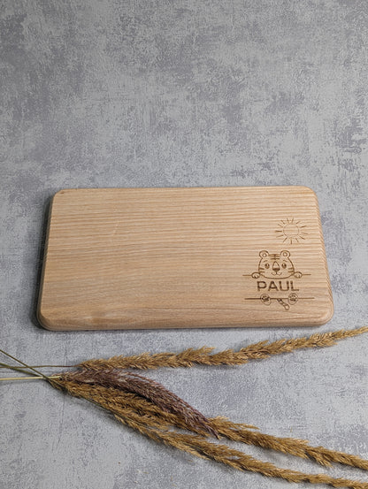 Personalisiertes Jausenbrett für Kinder - Die Bildschneiderei