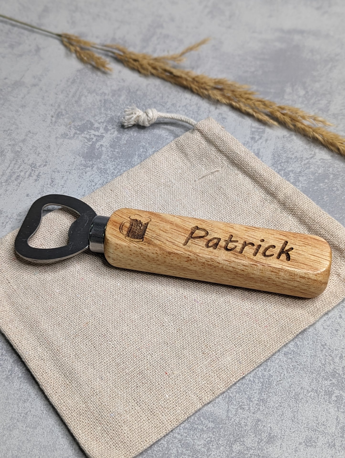 Personalized bottle opener