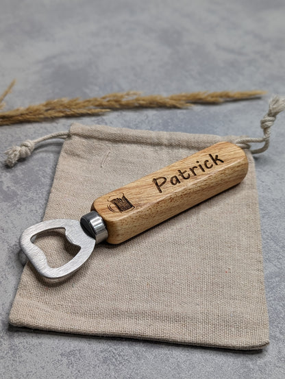 Personalized bottle opener