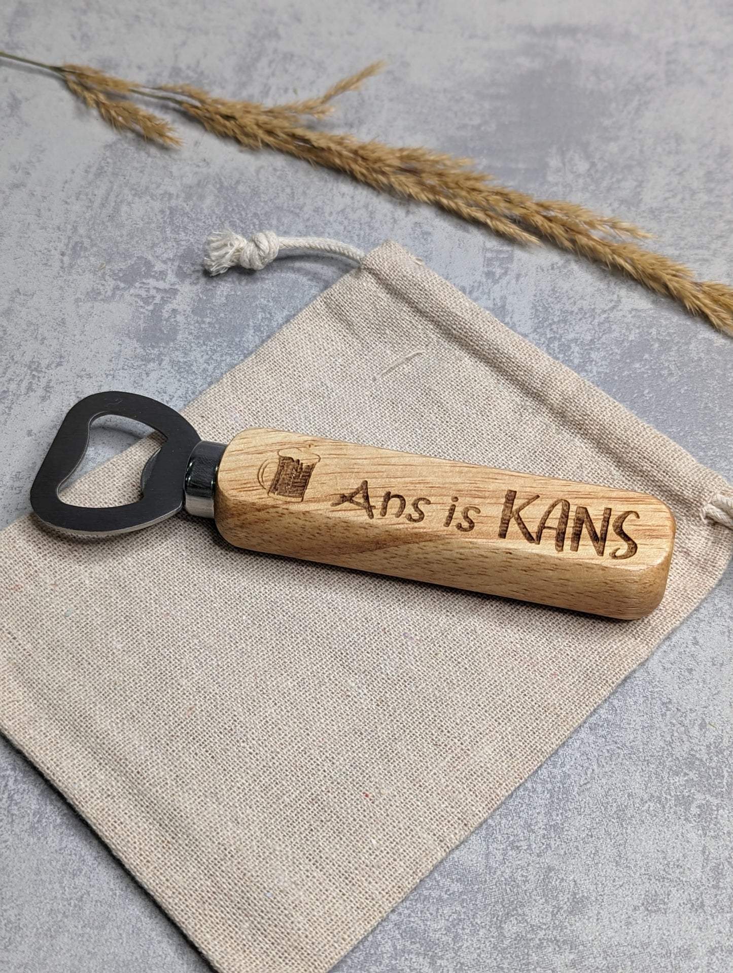 Personalized bottle opener