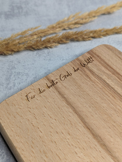 Personalisiertes Jausenbrett Weihnachten - Die Bildschneiderei