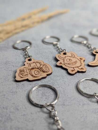 Schlüsselanhänger mit Kindermotiven - Die Bildschneiderei