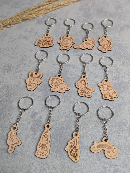 Schlüsselanhänger mit Kindermotiven - Die Bildschneiderei