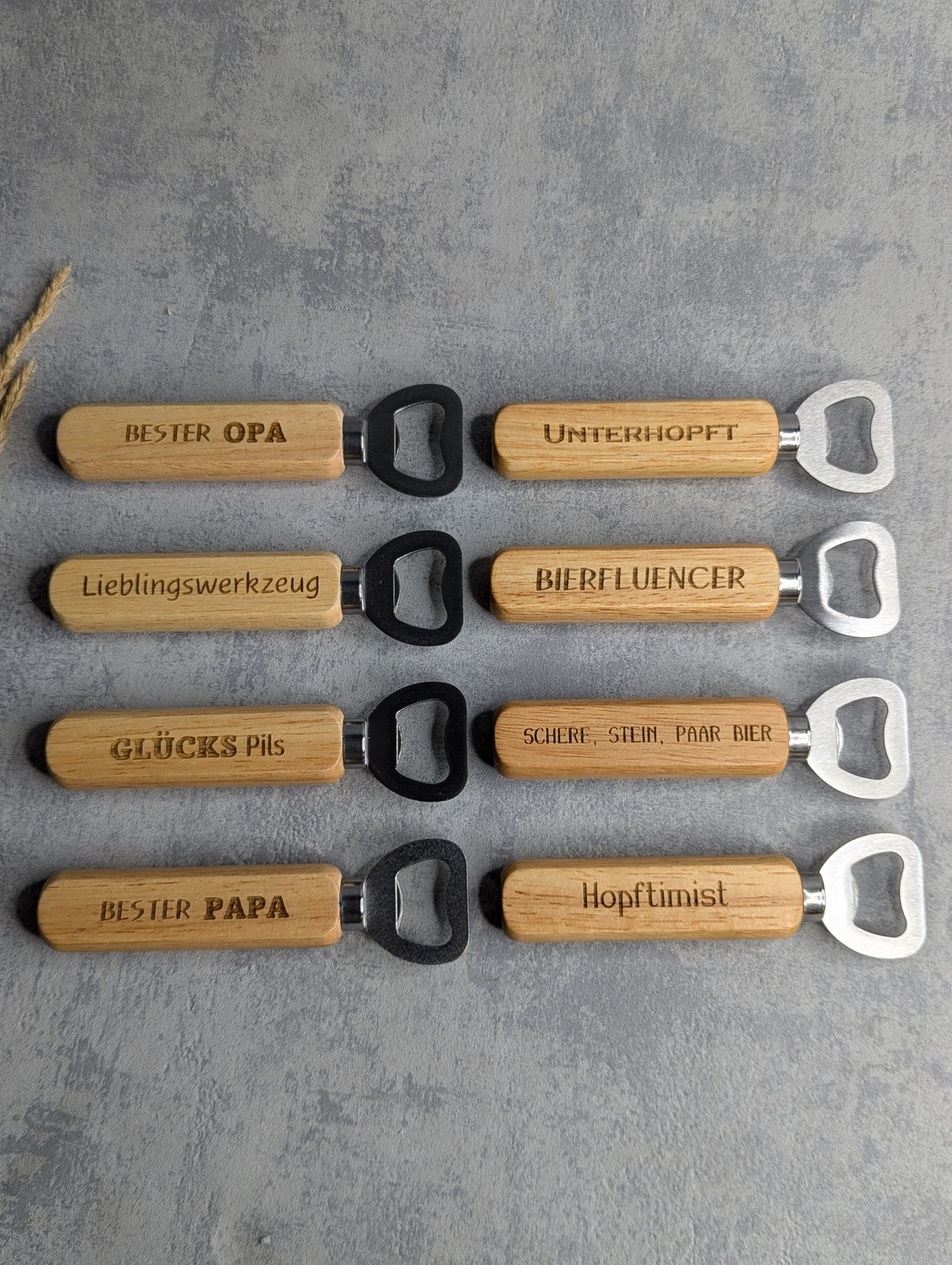 Flaschenöffner mit Gravur – Geschenkidee für Männer