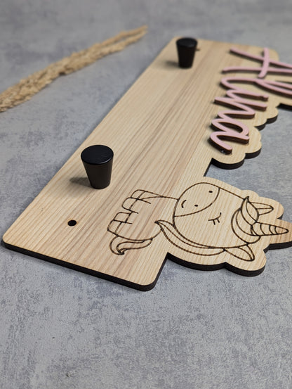 Kindergarderobe mit Namen personalisiert verschiedene Motive - Die Bildschneiderei