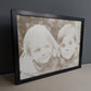 Personalized mural (laser engraving)