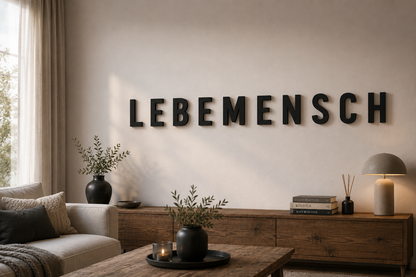 Personalisierte 3D-Buchstaben für Kinderzimmer und Wohnräume