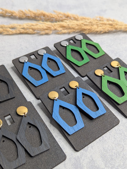 Holzohrringe – Handgefertigt, leicht & stilvoll - Die Bildschneiderei