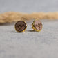 Ohrstecker aus Holz (Bergmotiv 12mm)