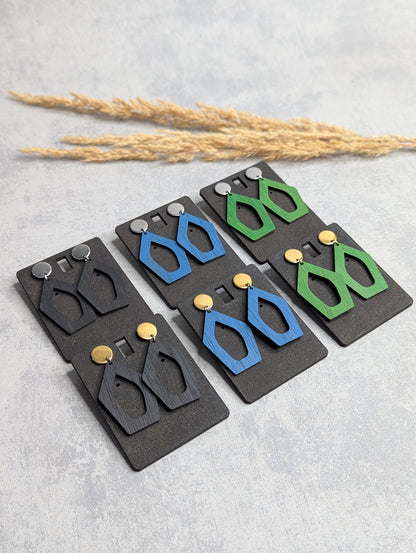 Holzohrringe – Handgefertigt, leicht & stilvoll - Die Bildschneiderei