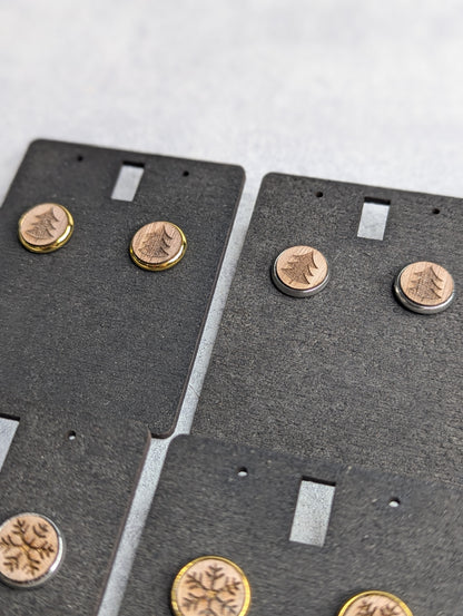 Ohrstecker Weihnachten - Die Bildschneiderei