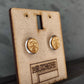 Stud earrings 12mm silver