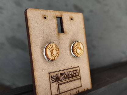 Ohrstecker 12mm Silber - Die Bildschneiderei