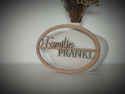 Personalisiertes Türschild - Die Bildschneiderei