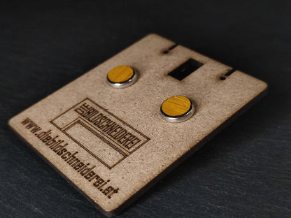 Ohrstecker 10mm färbig - Die Bildschneiderei